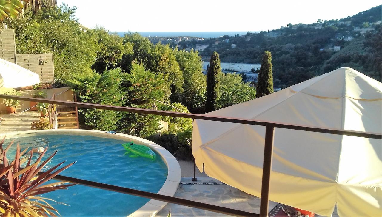 Les Mimosas Bed and Breakfast Mentone Esterno foto